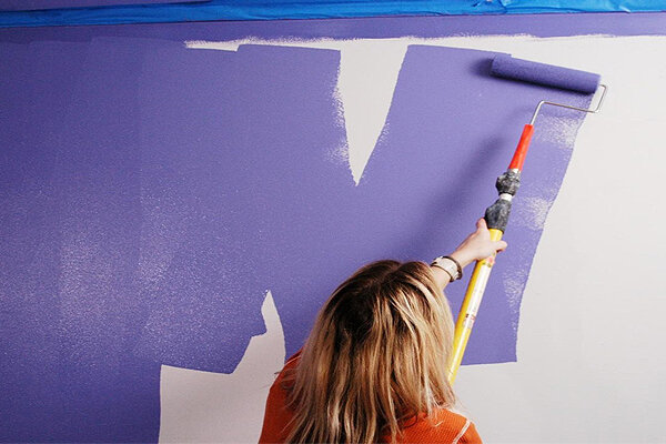 ۱۲ ترفند رنگ کردن دیوارها