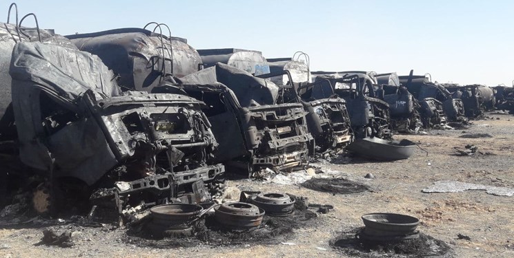 سوختن 100 خودروی ایرانی در آتش‌ اسلام‌قلعه