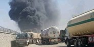 آتش سوزی در گمرک فراه در مرز ایران و افغانستان