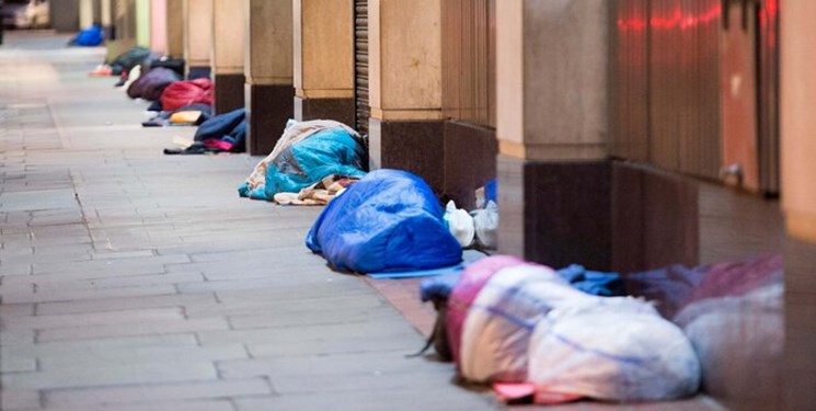 افزایش مرگ و میر بی‌خانمان‌های انگلیسی