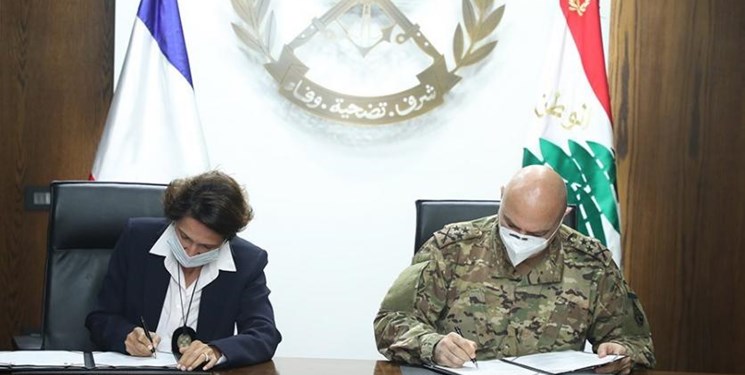 لبنان و فرانسه سه توافق دفاعی امضاء کردند