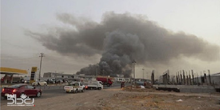 انفجار در کارخانه تولید آهن سلیمانیه عراق