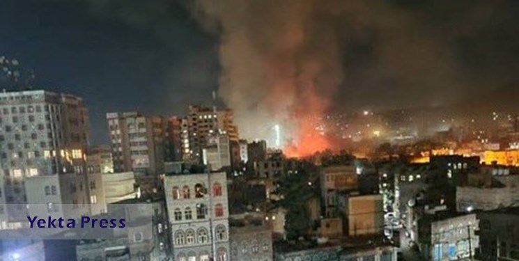 جنگنده‌های ائتلاف سعودی ورزشگاه صنعا را بمباران کردند + عکس