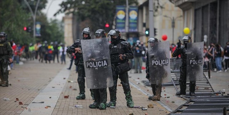 تظاهرات ضددولتی در کلمبیا