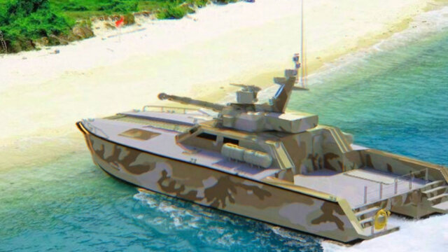 ساخت تانک دریایی توسط اندونزی