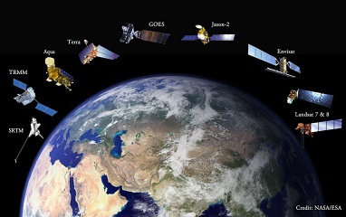 هم اکنون چند ماهواره به دور زمین می‌چرخند؟