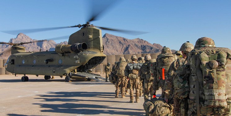 افغانستان + نیروهای آمریکایی