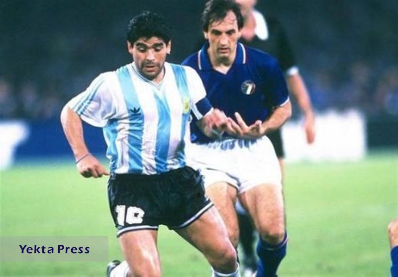 ایتالیا و آرژانتین برای گرامیداشت یاد مارادونا طی بازی دوستانه ای به مصاف هم رفتند