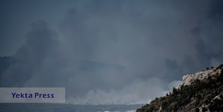 آتش سوزی در آتن