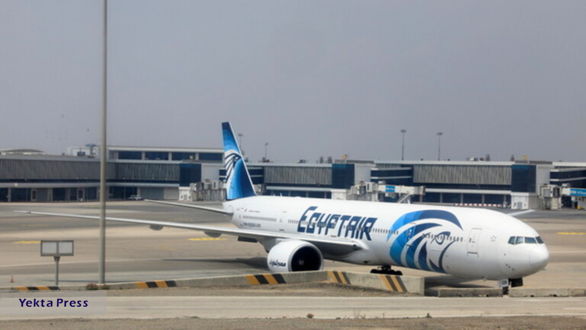 اولین هواپیمای مصری به تل‌آویو رسید