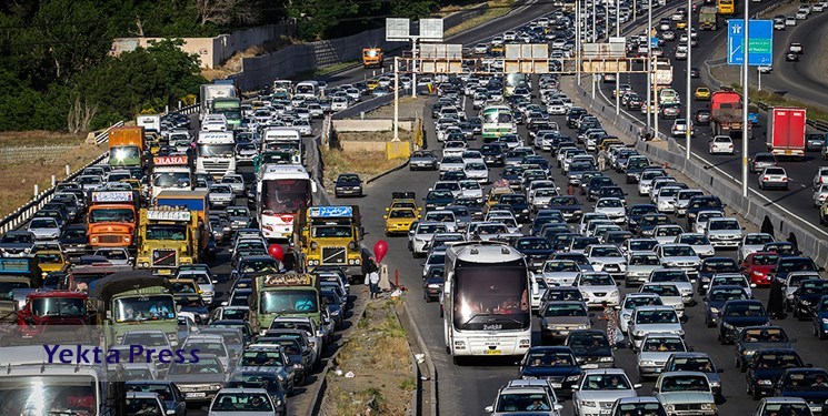 ترافیک سنگین در هراز و آزادراه رشت ـ قزوین