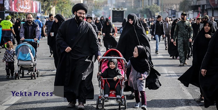 پیاده روی جاماندگان اربعین در تهران برگزار شد