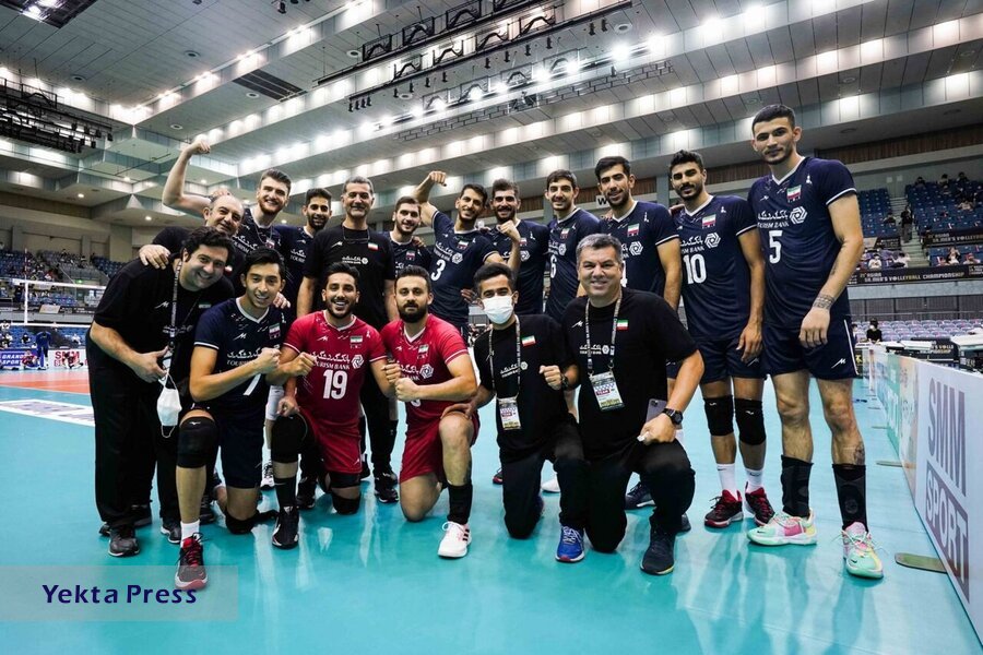 حریفان والیبال ایران در مسابقات جهانی مشخص شدند