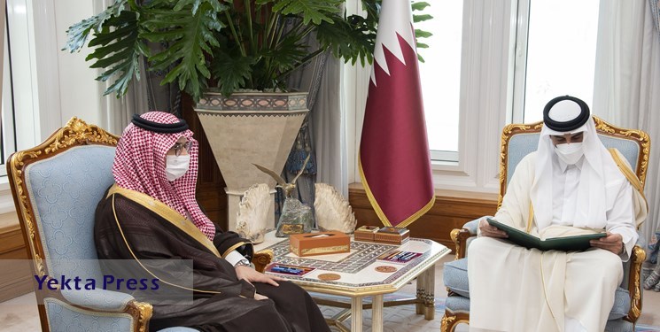 پیام مکتوب بن سلمان به امیر قطر