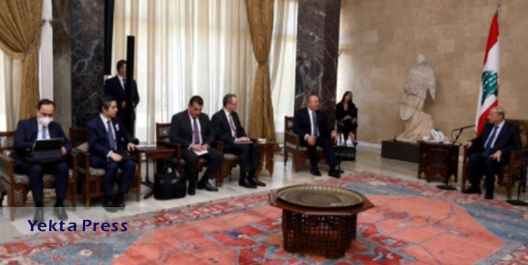 رایزنی وزیر خارجه ترکیه با مقامات لبنان
