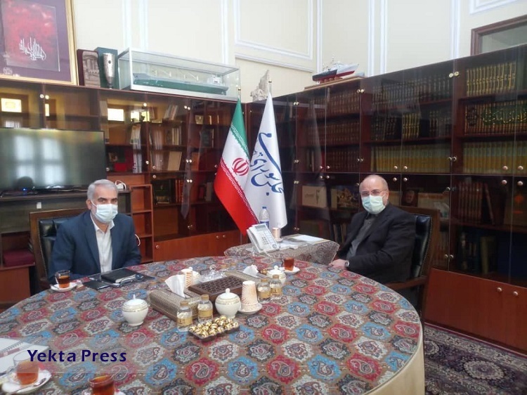 یوسف نوری با رئیس مجلس شورای اسلامی دیدار کرد یوسف نوری با رئیس مجلس