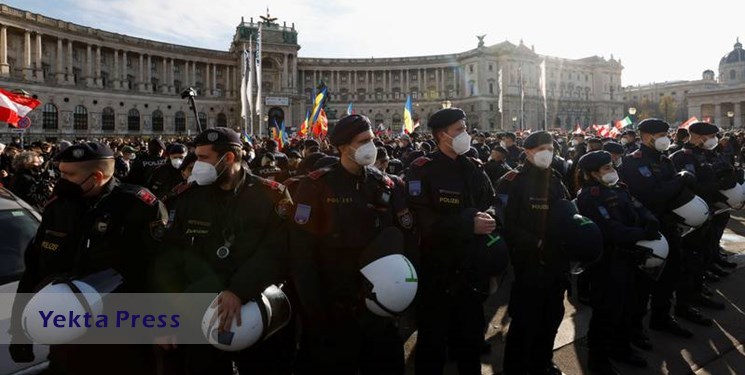  تظاهرات کرونایی در اتریش
