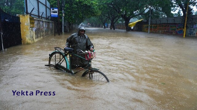 بارندگی شدید و سیل در جنوب هند قربانی گرفت