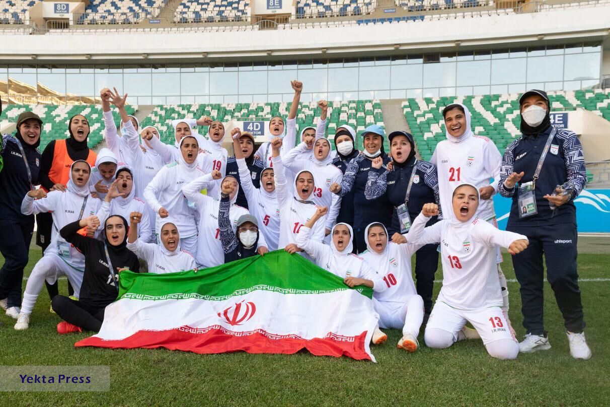 حریفان تیم ملی فوتبال زنان ایران در جام ملت‌های آسیا مشخص شدند