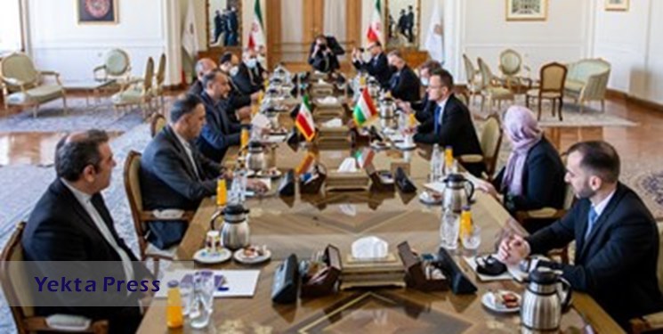 تأکید امیرعبداللهیان بر رفع موانع بر سر مراودات بین بخش های خصوصی ایران و مجارستان