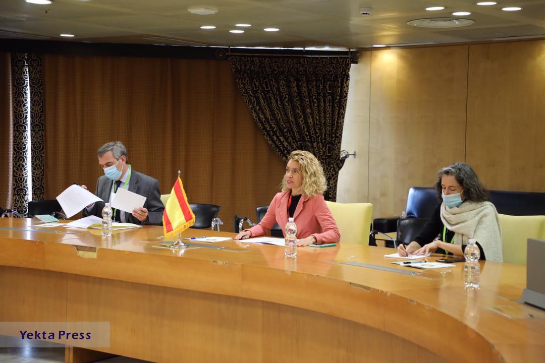 دیدار نیکزاد با رئیس کنگره اسپانیا