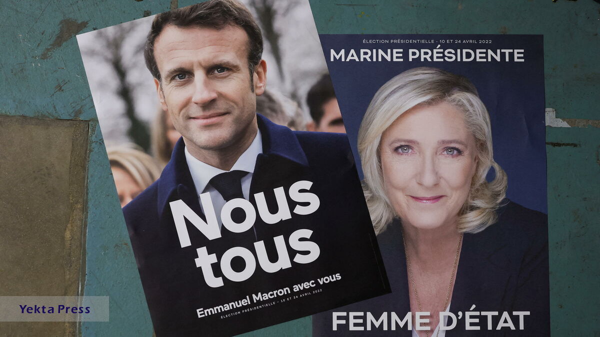 ی‌ها: مکرون برنده دور دوم انتخابات فرانسه خواهد بود