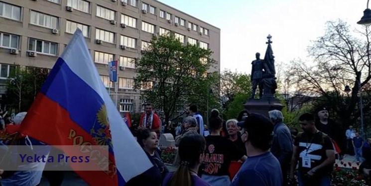  مردم صربستان در حمایت از روسیه