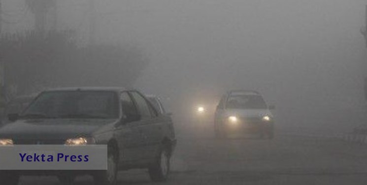 مه گرفتگی شدید در جاده‌های کرمانشاه