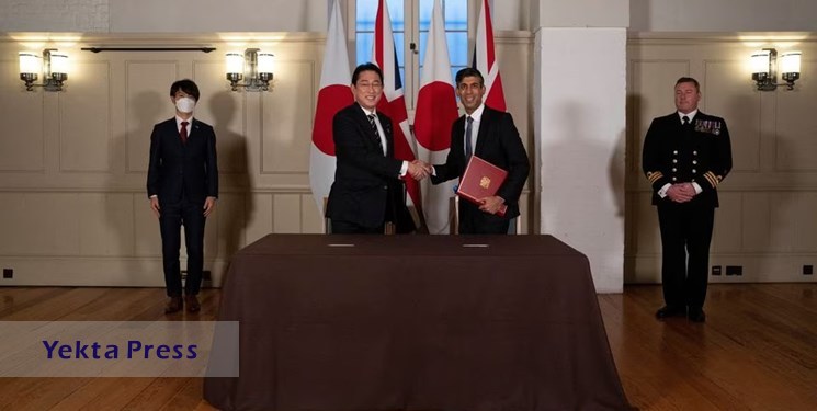 نخست وزیران انگلیس و ژاپن معاهده نظامی امضا کردند