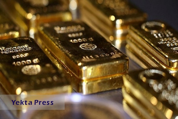 اونس طلا در بازار جهانی ۶ دلار ارزان شد