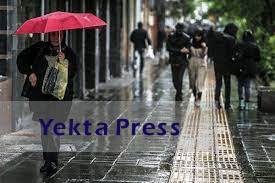 گزارش هوا استان‌ها بارانی می‌شوند