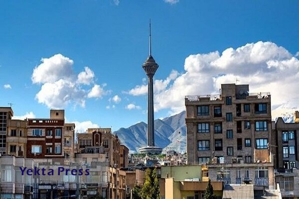 شاخص آلودگی هوای تهران در بازه قابل قبول