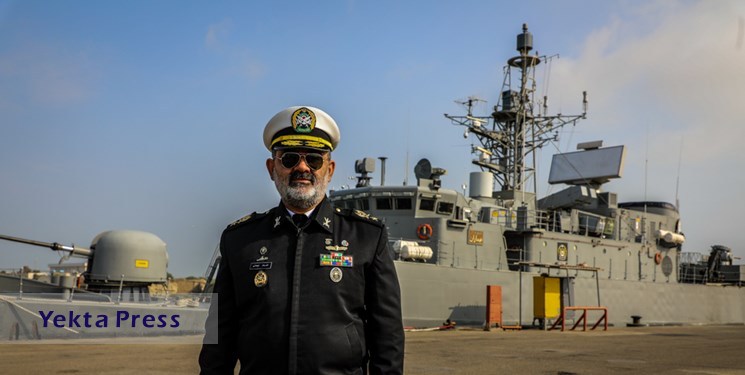 دریادار ایرانی: تمرکز ما در روز اول رزمایش نجات کشتی‌های تحت تهاجم و مقابله با تحرکات تروریستی بود