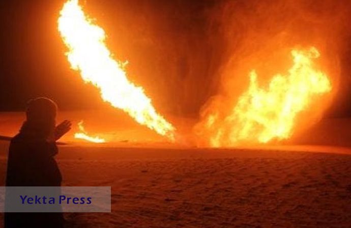  گاز مصر در صحرای سینا