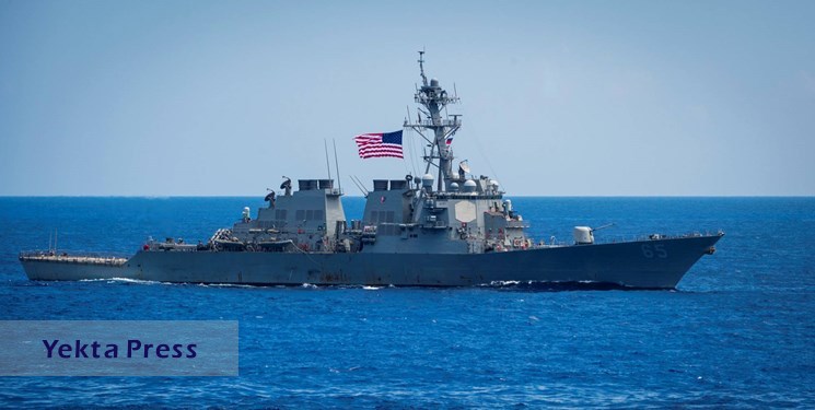 هشدار چین به کشتی جنگی آمریکایی هنگام عبور از تنگه تایوان