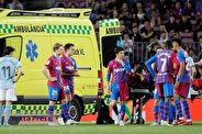 مدافع بارسلونا دچار ضربه مغزی شد