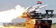 مقابله پدافند هوایی سوریه با حمله جنگنده‌های رژیم صهیونیستی