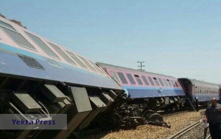 افزایادثه خروج قطار مشهد_ یزد از ریل به ۱۳ نفر