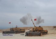 ترکیه ۱۰ روستای سوریه را موشکباران کرد