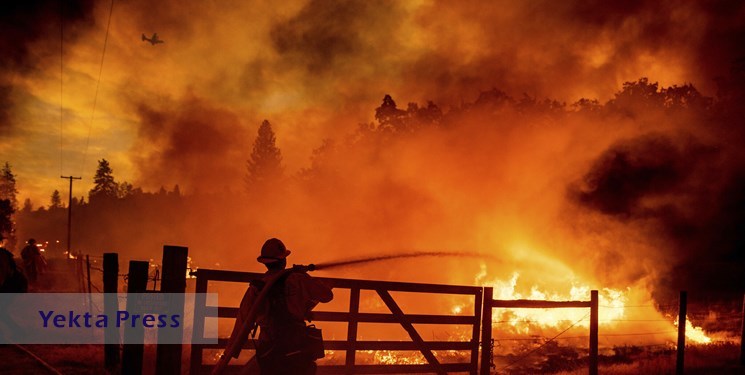 اعلام وضعیت اضطراری و تخلیه هزاران نفر در آمریکا درپی آتش‌سوزی مهیب