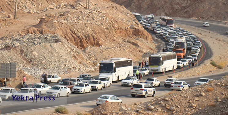 ترافیک سنگین در محور ایلام-مهران/ ‌جاده مهران از فردا ‌یک‌طرفه می‌شود