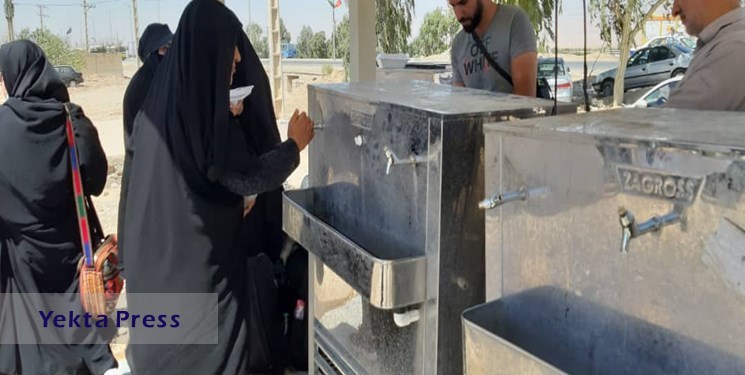 برای آب رسانی به زائران حسینی در مهران ۱۷ کیلومتر لوله‌گذاری شده است