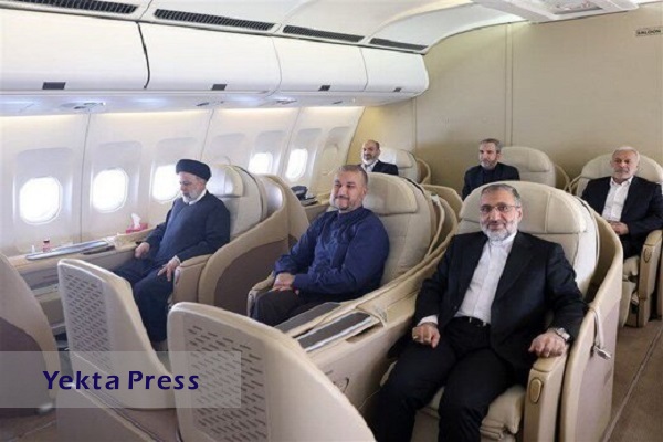 بغض آیت‌الله رئیسی در هواپیما: من باید صدای ملت ایران باشم + فیلم