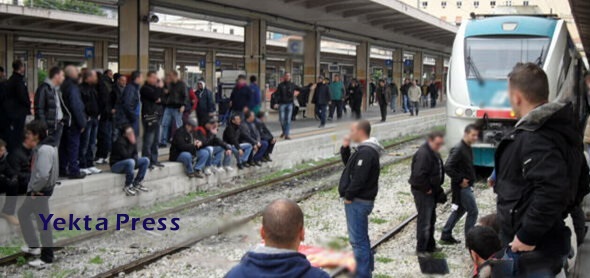 اعتصاب کارگران قطارهای ایتالیایی با مسدود کردن مسیر ریل‌ها
