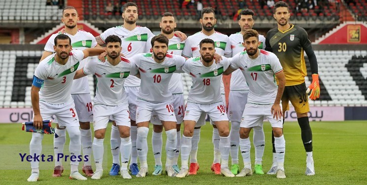 صعود تیم ملی فوتبال ایران به جمع ۲۰ تیم برتر دنیا