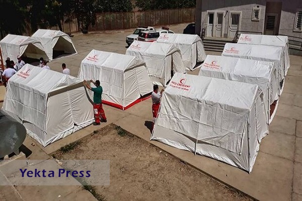 توزیع ۲ هزار چادر امدادی در مناطق زلزله زده خوی