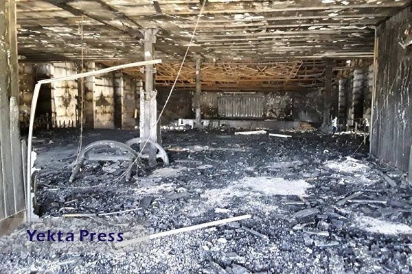 آیا آتش‌سوزی ساختمان هلال احمر کرمان کار اغتشاشگران بود؟