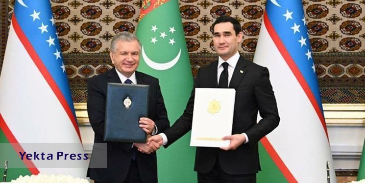ازبکستان و ترکمنستان بیانیه تعمیق همکاری راهبردی امضا کردند