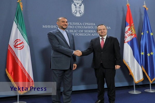 دیدار امیرعبداللهیان و وزیر خارجه صربستان