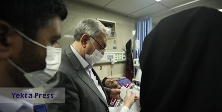 بازدید وزیر بهداشت از بیمارستان امام حسین (ع) تهران